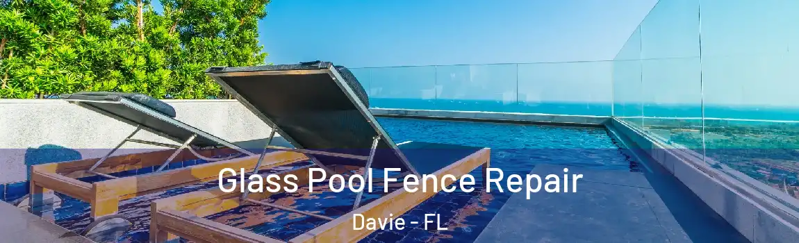  Glass Pool Fence Repair Davie - FL